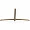Ekena Millwork Bellingham Rough Sawn Timber Gable Bracket, Douglas Fir, 84"W x 45"H x 2"D x 4"F, 13/12 Pitch GBW084X45X0204BEL00RDF - alternate 5